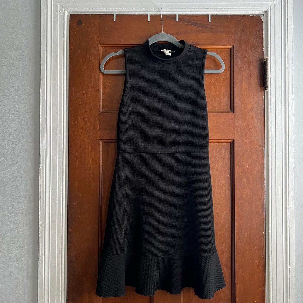 Black mini dress